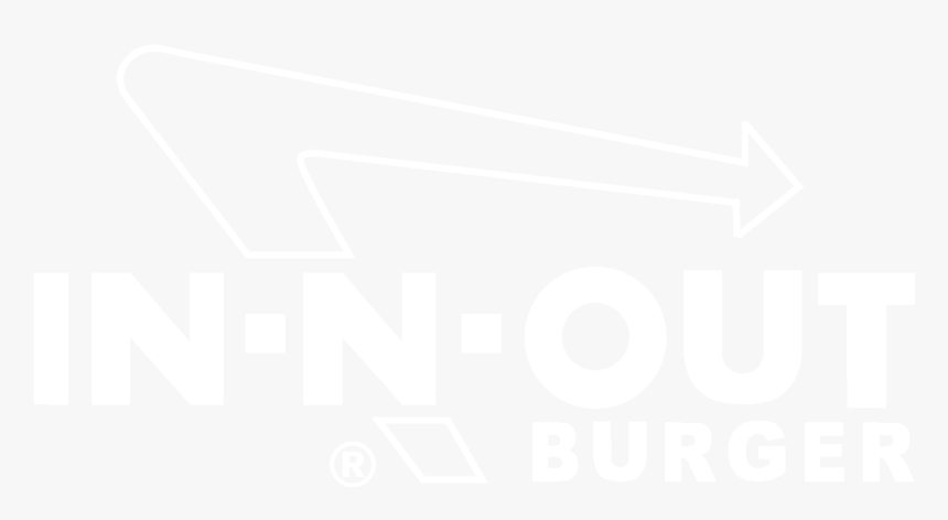 In N Out Burger Advertising - N Out Burger Logo White, HD Png Download, Free Download