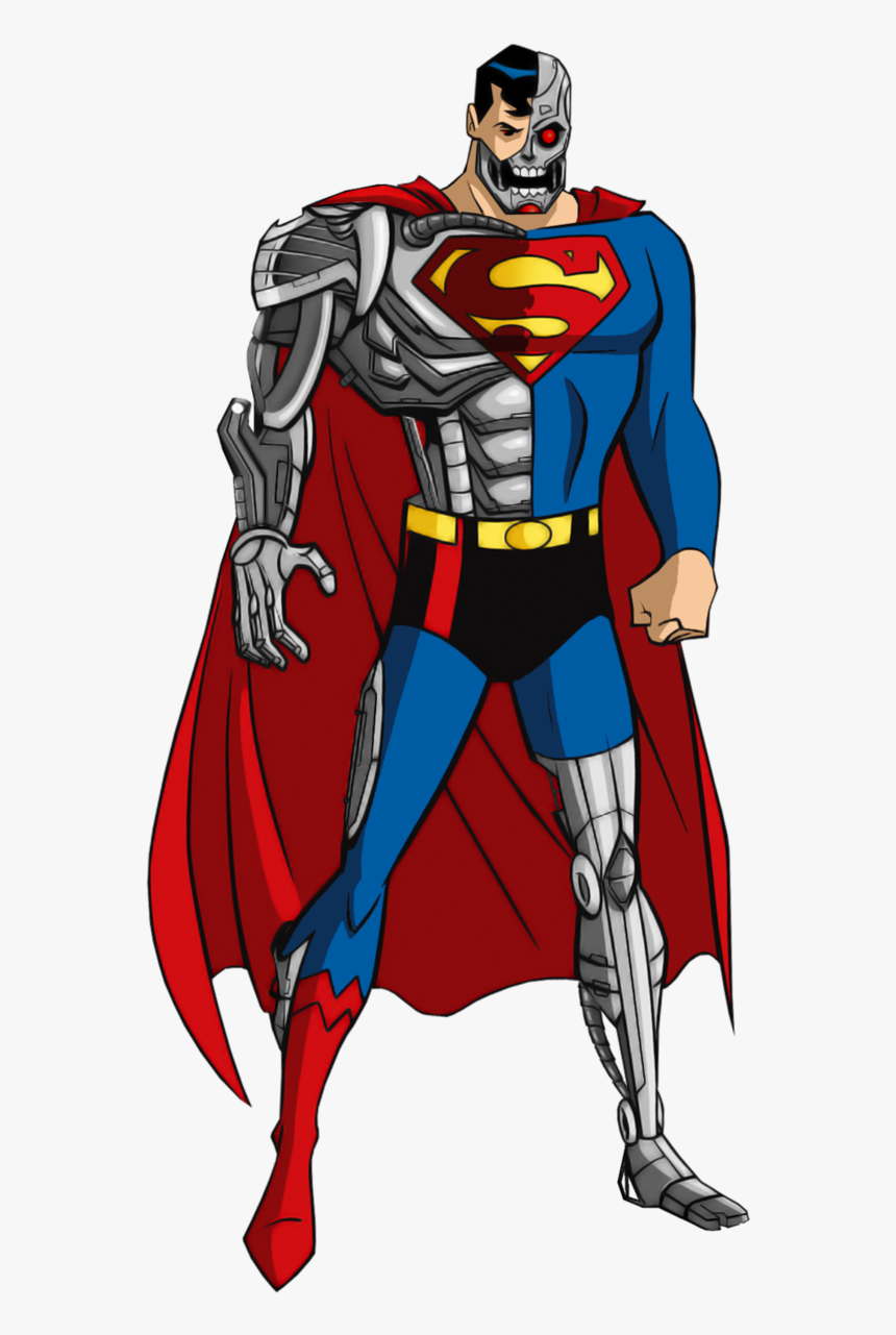 Marvel Superman Transparent Image - Dc Cyborg Superman Injustice, HD Png Download, Free Download