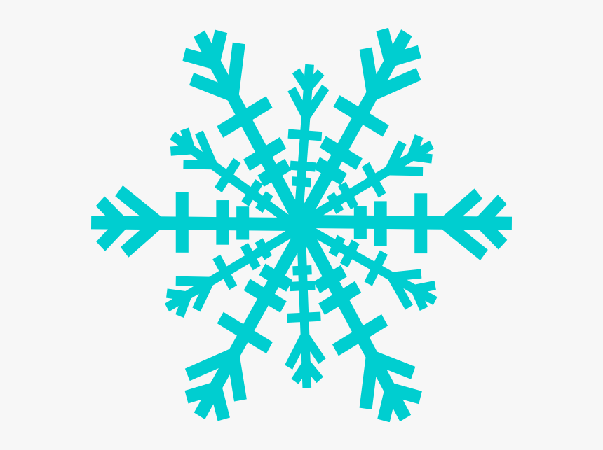 Snowflakes Clipart Large - Purple Snowflake Clipart, HD Png Download, Free Download