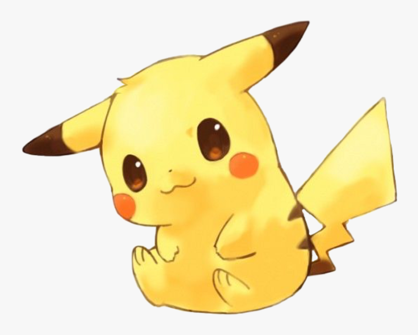 #pikachu #pokemon #cute #animal #cool #yellow #pika - Pikachu Chibi, HD Png Download, Free Download