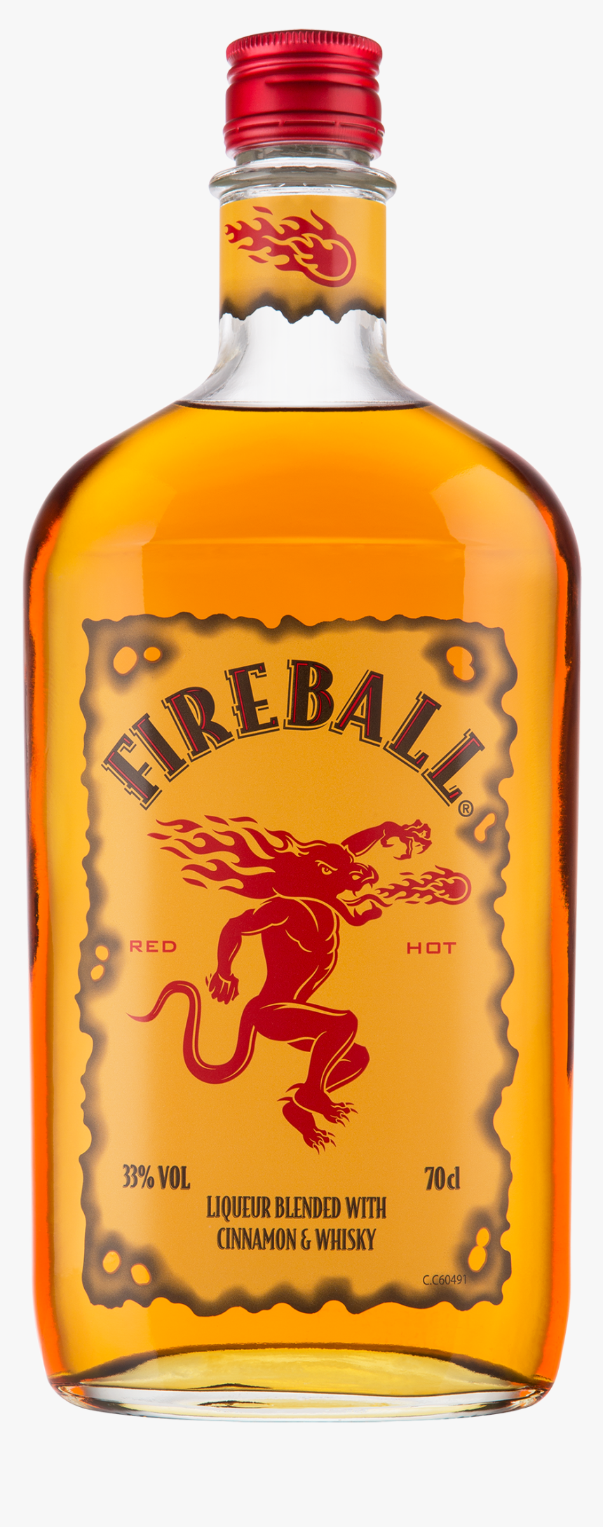 Fireball - Fireball Cinnamon Whisky, HD Png Download, Free Download