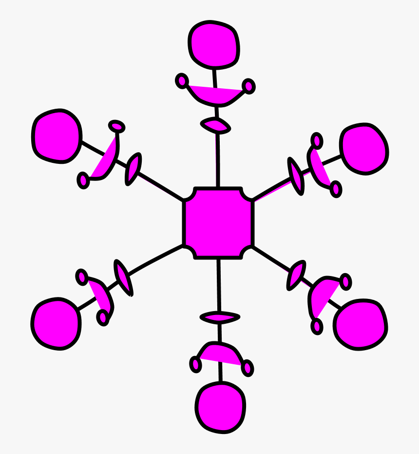 Snowflake, Violet - Portable Network Graphics, HD Png Download, Free Download