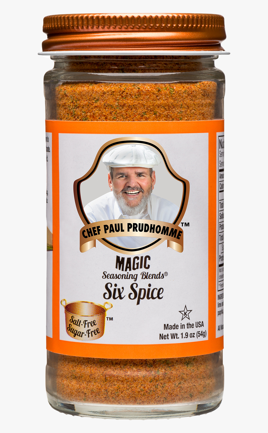 Chef Paul Prudhomme Six Spice Seasoning Blend, HD Png Download, Free Download