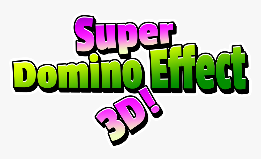 Super Domino Effect 3d - Graphic Design, HD Png Download, Free Download