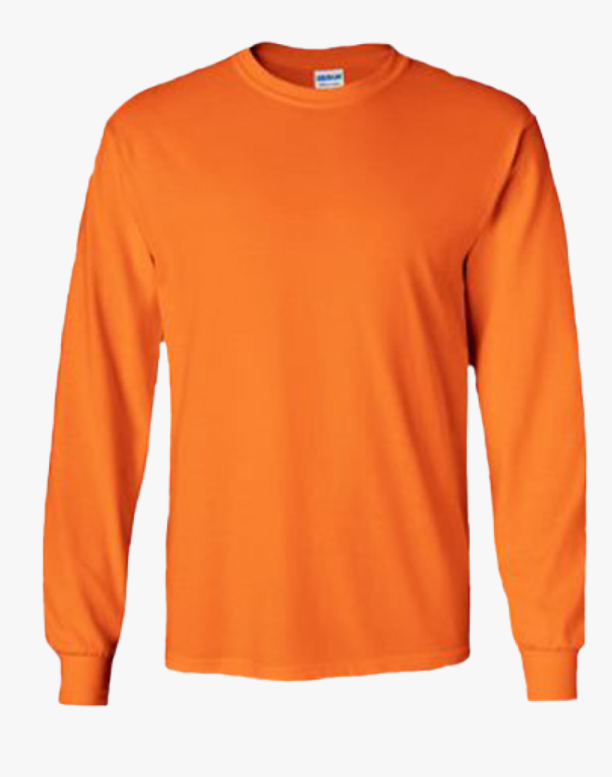 All Seen The Leprechaun T Shirt - Orange Long Sleeve Mockup, HD Png Download, Free Download