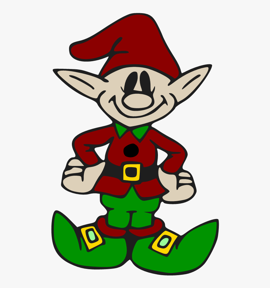 Beanie"s Tag You"re It - Christmas Elf Pictures To Colour, HD Png Download, Free Download