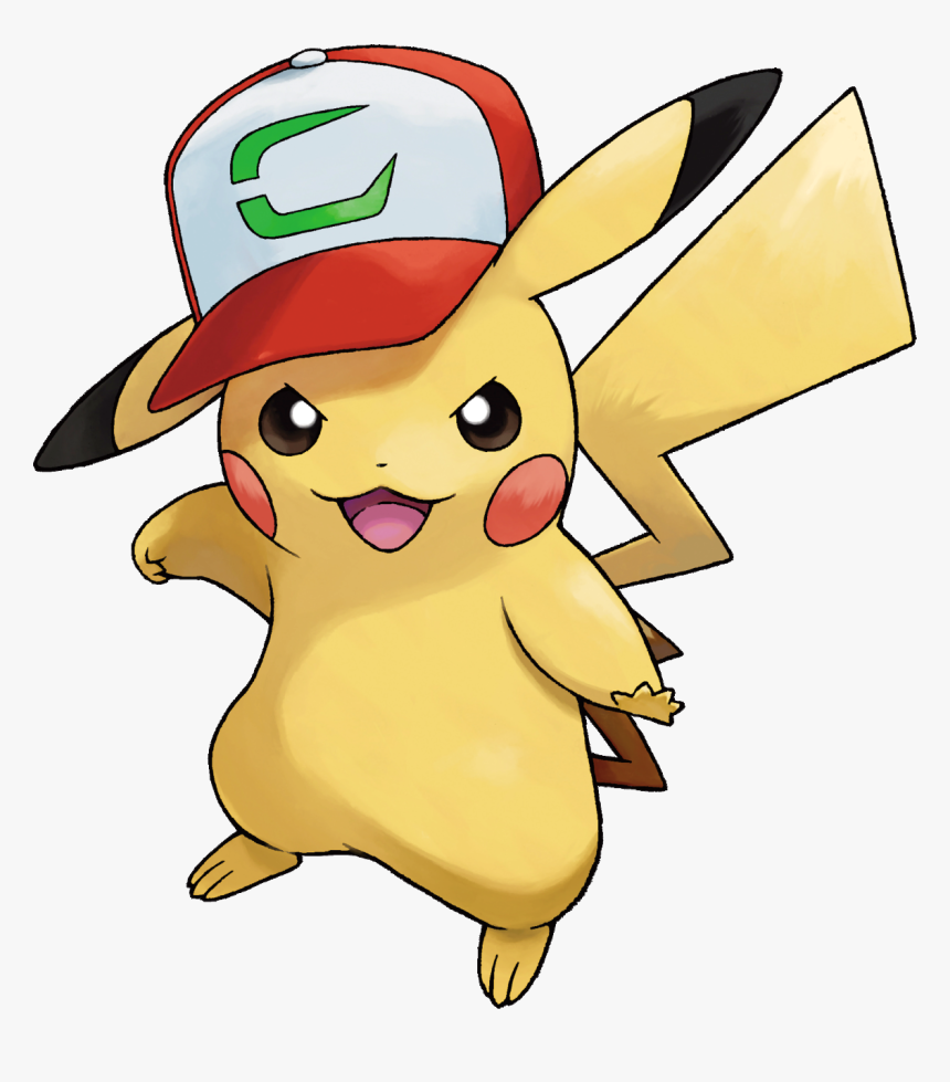 File - 025pikachu-partner - Ash Hat Pikachu, HD Png Download, Free Download