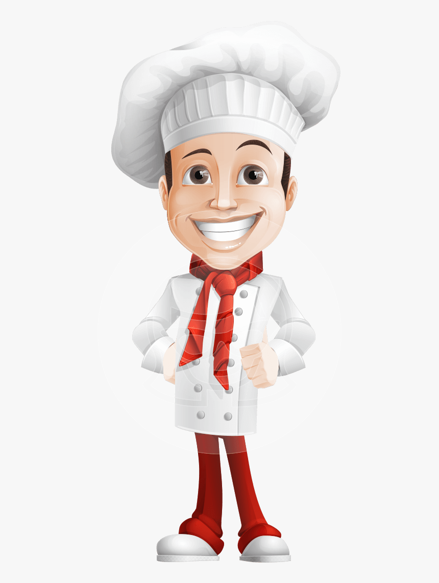 Chef Cartoon Character Drawing - Cartoon Character Of Chef, HD Png Download, Free Download