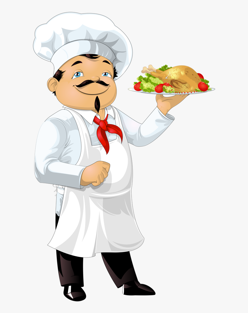 Restaurants Clipart Pastry Chef - Cook Man Logo Png, Transparent Png, Free Download