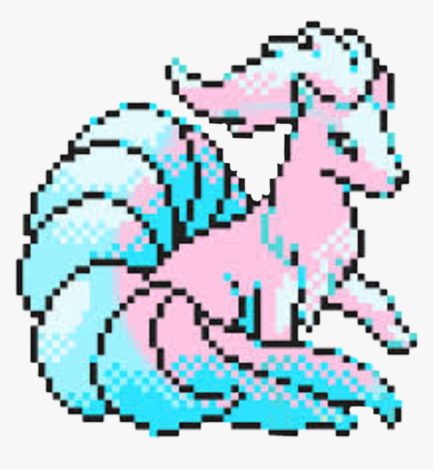 #freetoedit #cute #kawaii #pixel #pastel #pokemon - Ninetales Perler, HD Png Download, Free Download