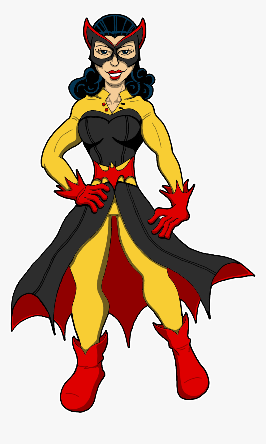 Batwoman Kathy - Cartoon, HD Png Download, Free Download