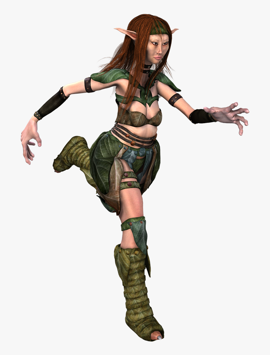 Elf Character Legend Free Picture - Elf Character, HD Png Download ...