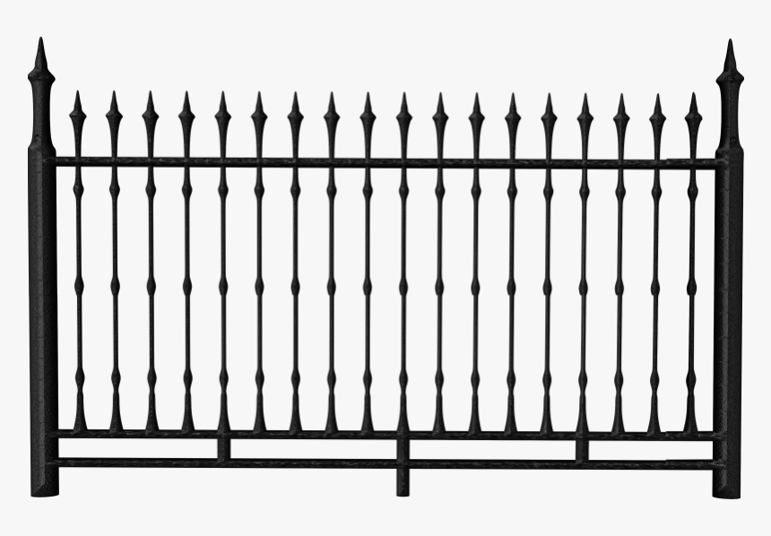 Transparent Black Iron Fence - White House, HD Png Download, Free Download
