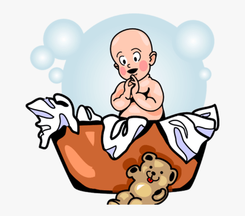 Laundry Basket Baby Baby Clip Art Christartcom - Laundry Basket Clip Art, HD Png Download, Free Download