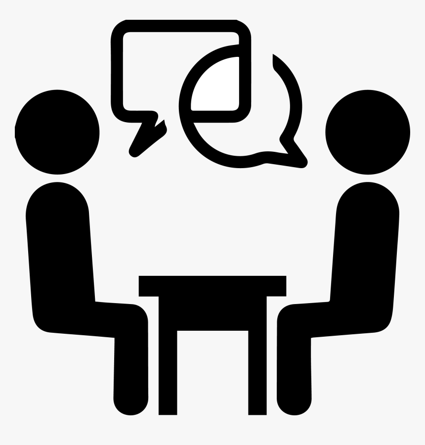 Interview Png Transparent Images - Interview Clipart Black And White, Png Download, Free Download