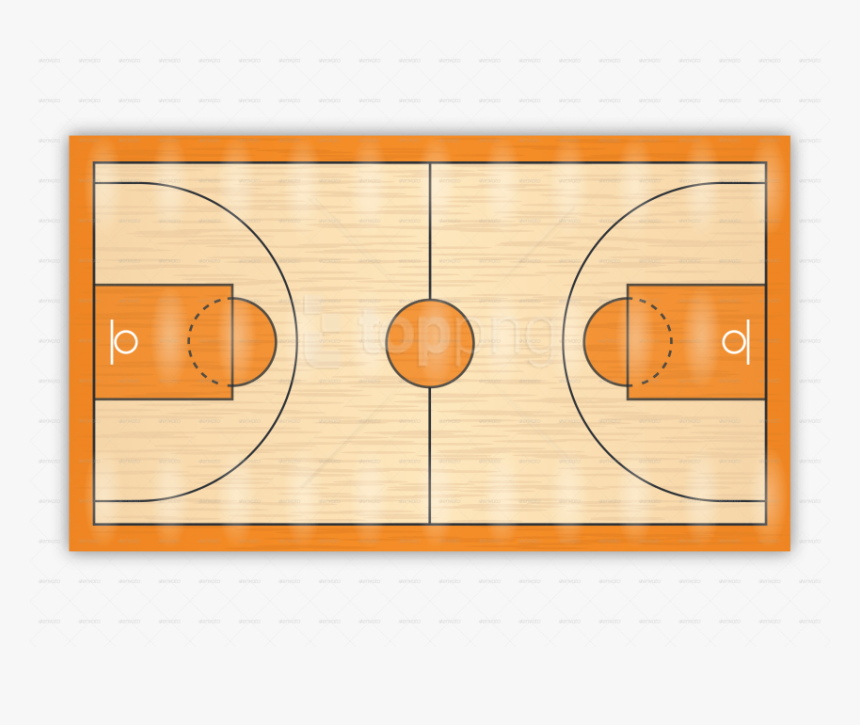 Court Png Free - Basketball Court Clipart Png, Transparent Png, Free Download