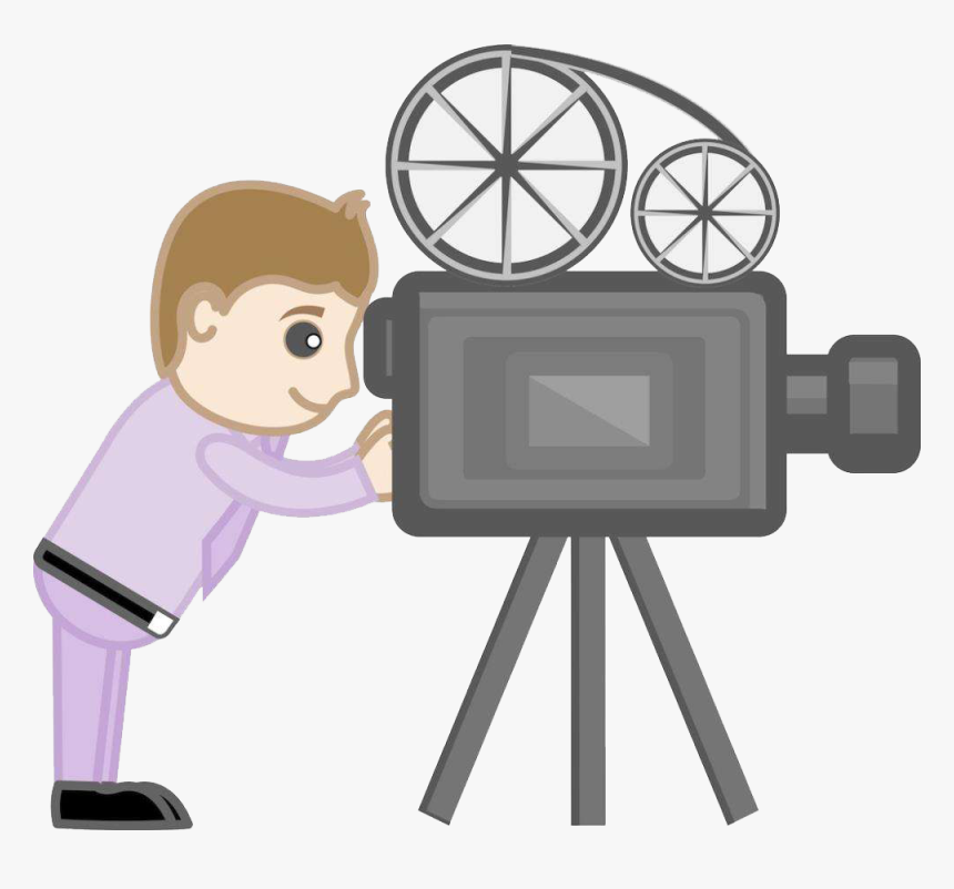 movie filming clipart