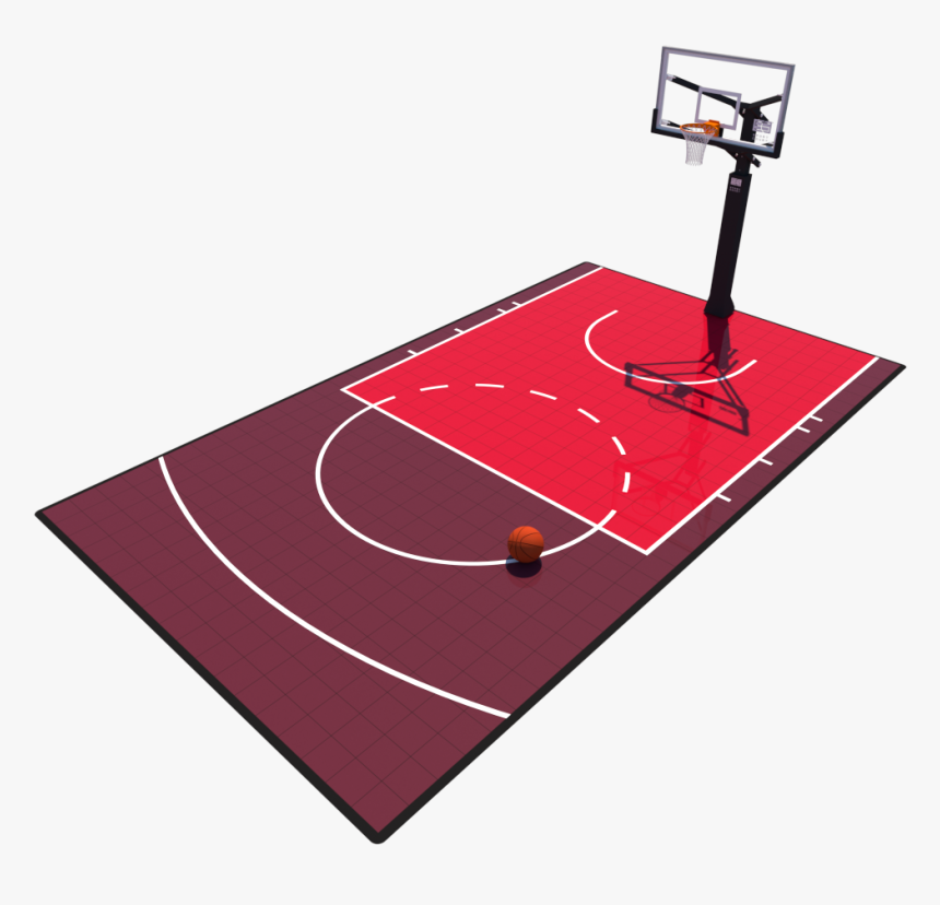 Nba Key Basketball Court Kit - Basketball Court Png, Transparent Png, Free Download