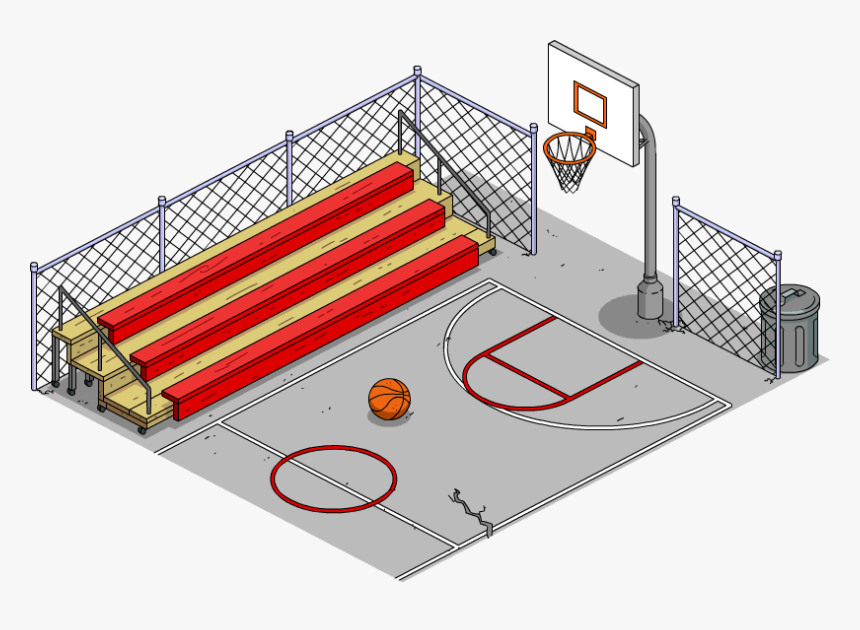 Outdoor Basketball Half-court Menu - Shoot Basketball, HD Png Download, Free Download