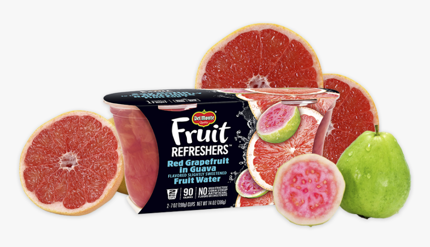Fruit Refreshers® Red Grapefruit In Guava Flavored - Del Monte Fruit Refreshers Grapefruit, HD Png Download, Free Download