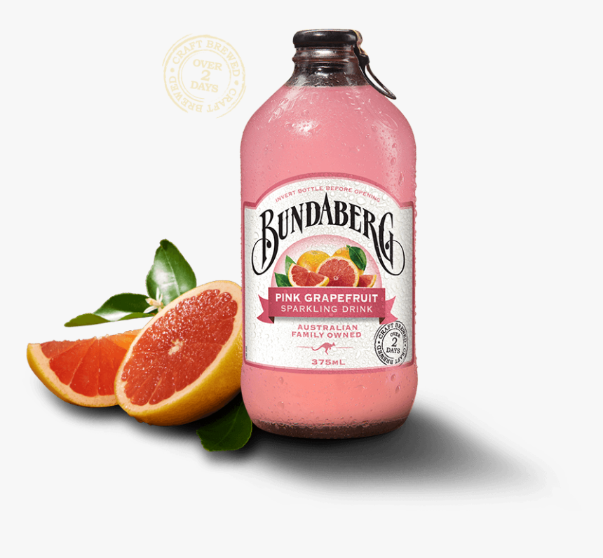 Transparent Grapefruit Png - Bundaberg Pink Grapefruit 375ml, Png Download, Free Download