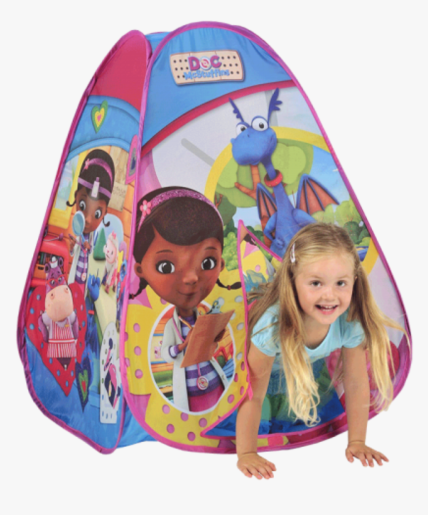 Doc Mcstuffins Pop Up Hideaway Tent - Casita Tela Doctora Juguetes, HD Png Download, Free Download