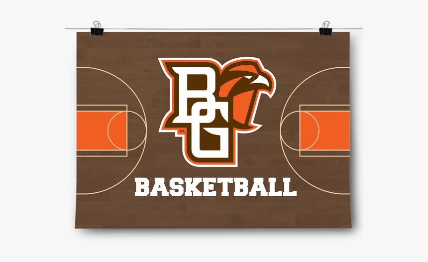 Bgsu Falcons - Basketball Court - Notre Dame Vs Bowling Green, HD Png Download, Free Download