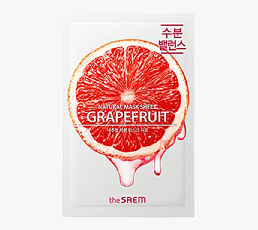 Saem Natural Grapefruit Mask Sheet, HD Png Download, Free Download