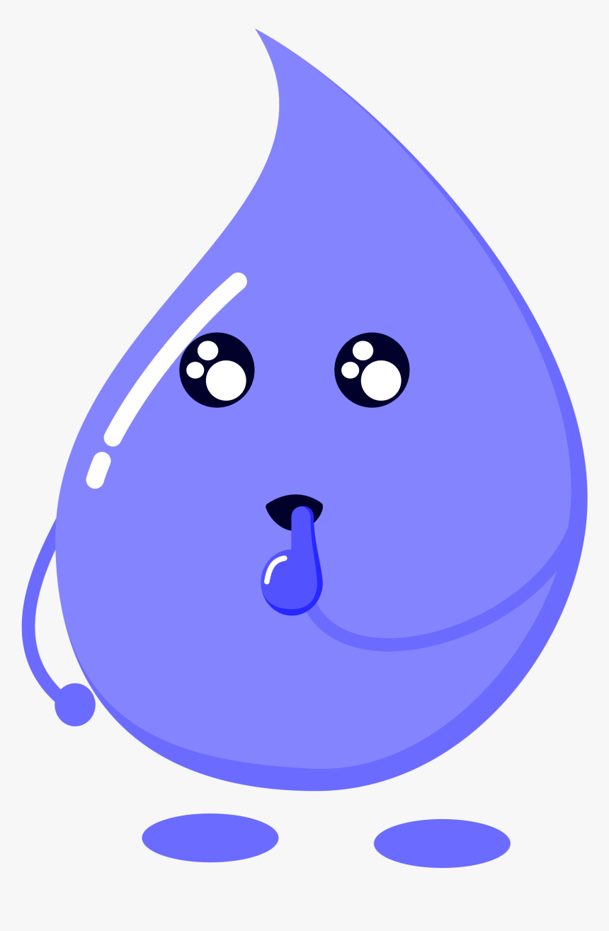 Water Drop Wonder Clip Arts - Water Droplet Cartoon, HD Png Download, Free Download