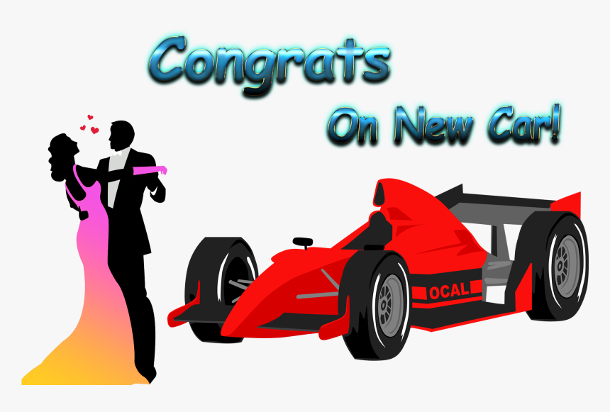 Congrats On New Car Png Clipart - Clipart Race Car Png, Transparent Png, Free Download