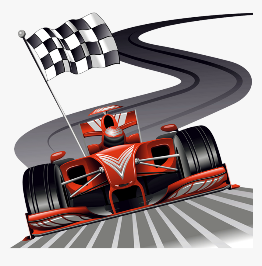 Championship Renault Auto Car Team One Sports Clipart - Car Racing Clipart Png, Transparent Png, Free Download