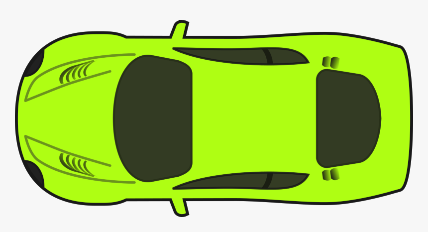 Race Car Racing Cars Clip Art - Birds Eye View Car Diagram, HD Png Download, Free Download