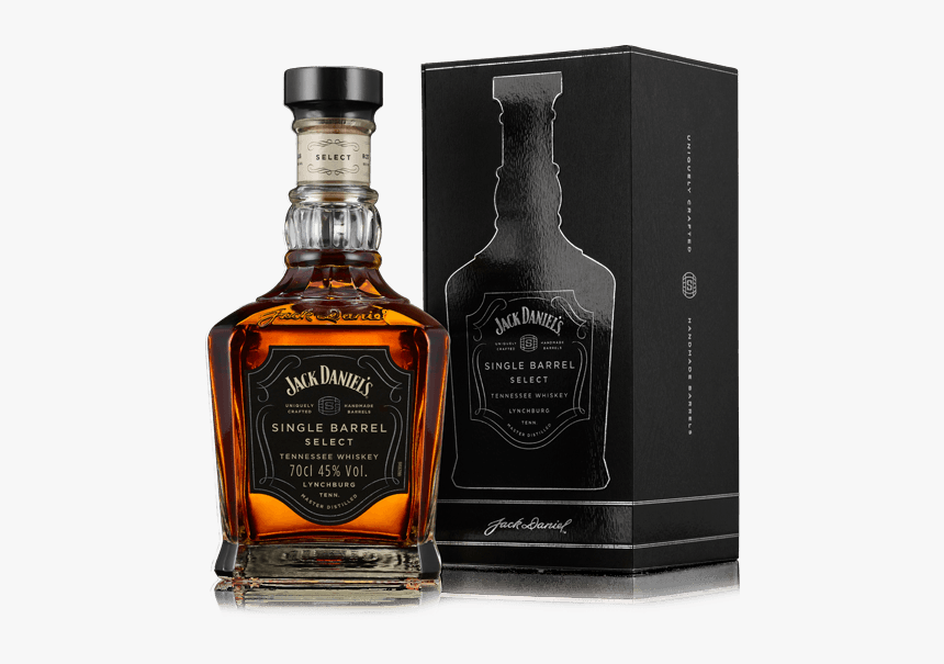 Jack Daniels Bottle Png - Jack Daniel Ssingle Barrel Select Tennessee 1l, Transparent Png, Free Download