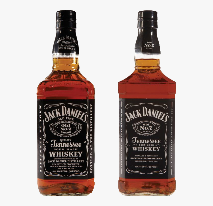 Drawn Bottle Jack Daniels Bottle - Jack Daniels Fake Bottle, HD Png Download, Free Download