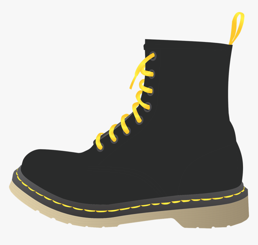 Black Doc Martens Clipart, HD Png Download, Free Download