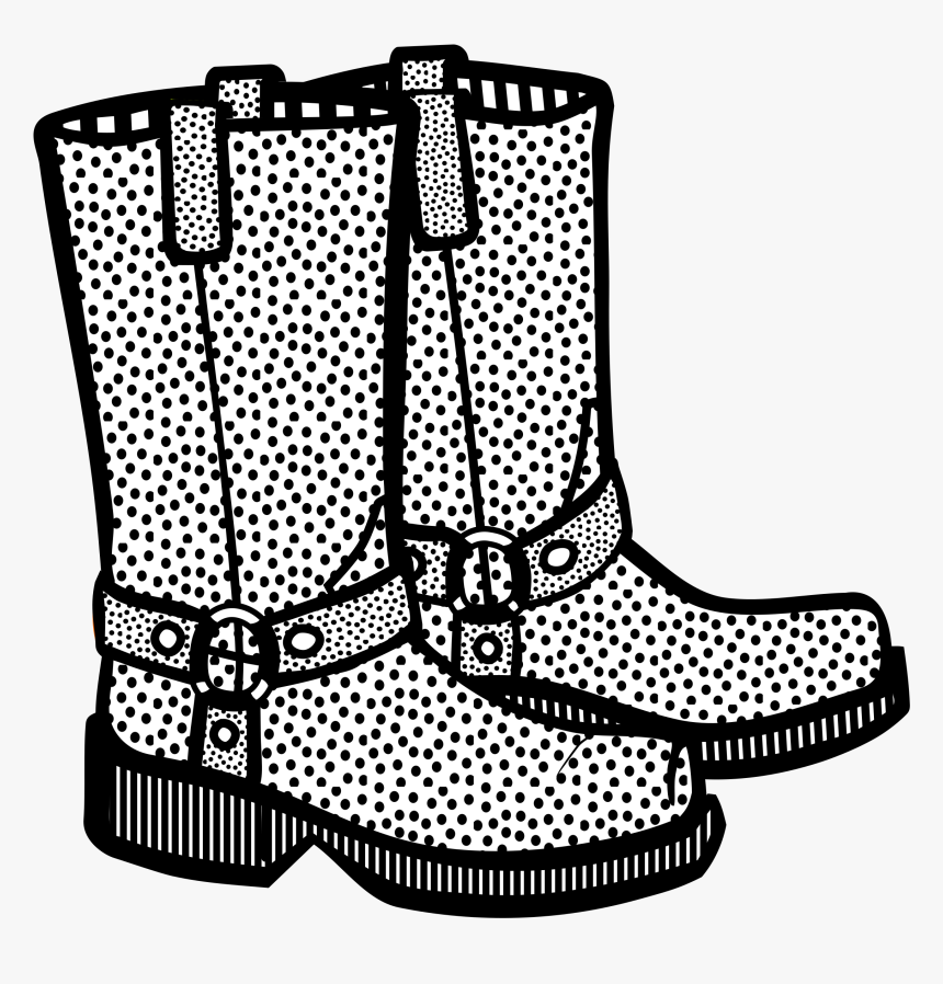 Lineart Clip Arts - Boots Lineart, HD Png Download, Free Download