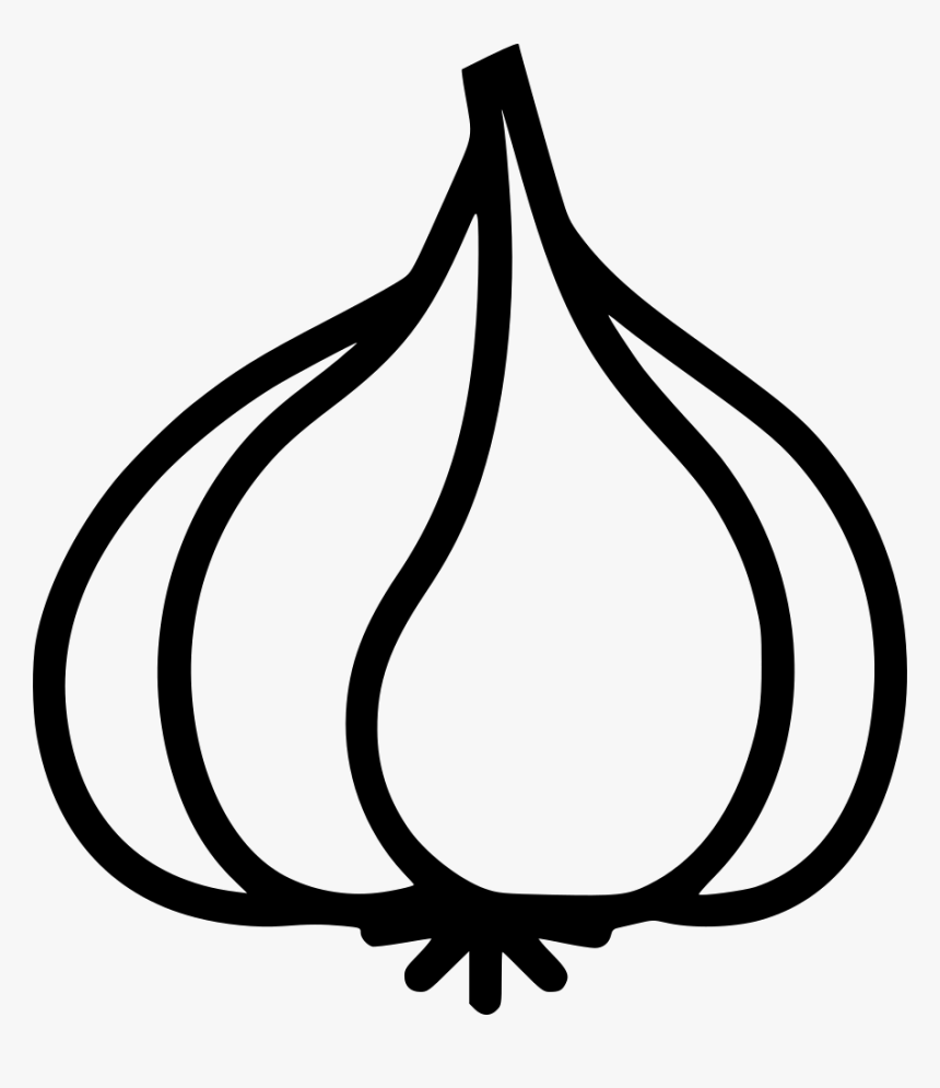 Transparent Garlic Png - Garlic Black And White, Png Download, Free Download