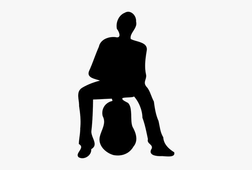 Vector Silhouette Graphics Of Man And Guitar - Man With Guitar Silhouette Transparent, HD Png Download, Free Download