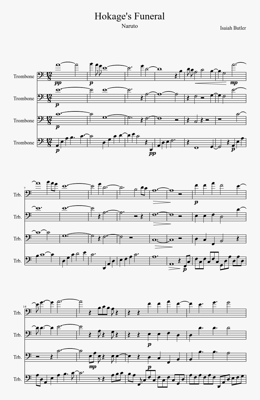 Naruto Go On Trombone , Png Download - Johann Pachelbel, Transparent Png, Free Download