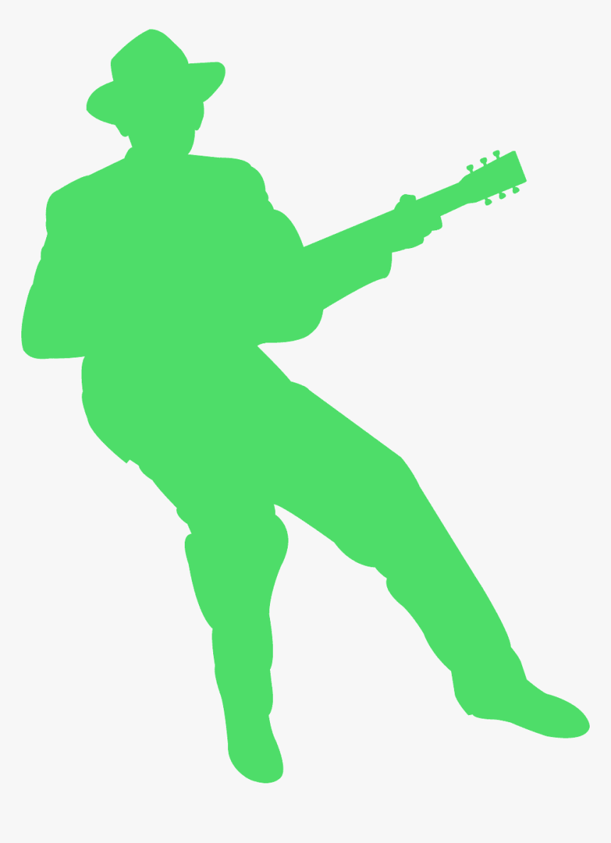 Man Playing Guitar Silhouette, HD Png Download, Free Download