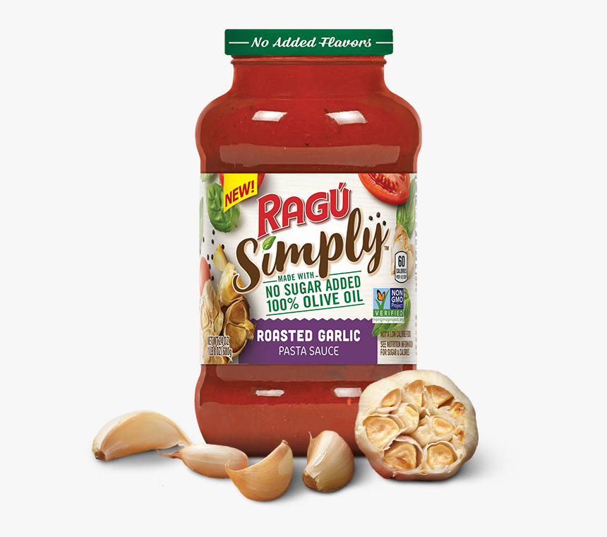 Ragu Simply Roasted Garlic, HD Png Download, Free Download