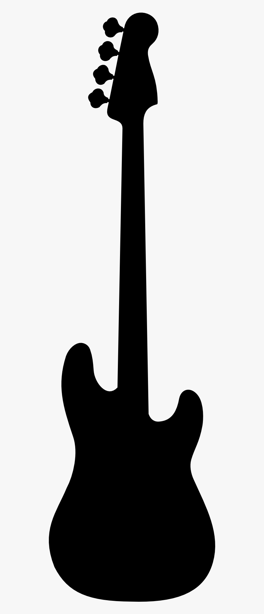 Matte Black Fender Jazz Bass, HD Png Download, Free Download