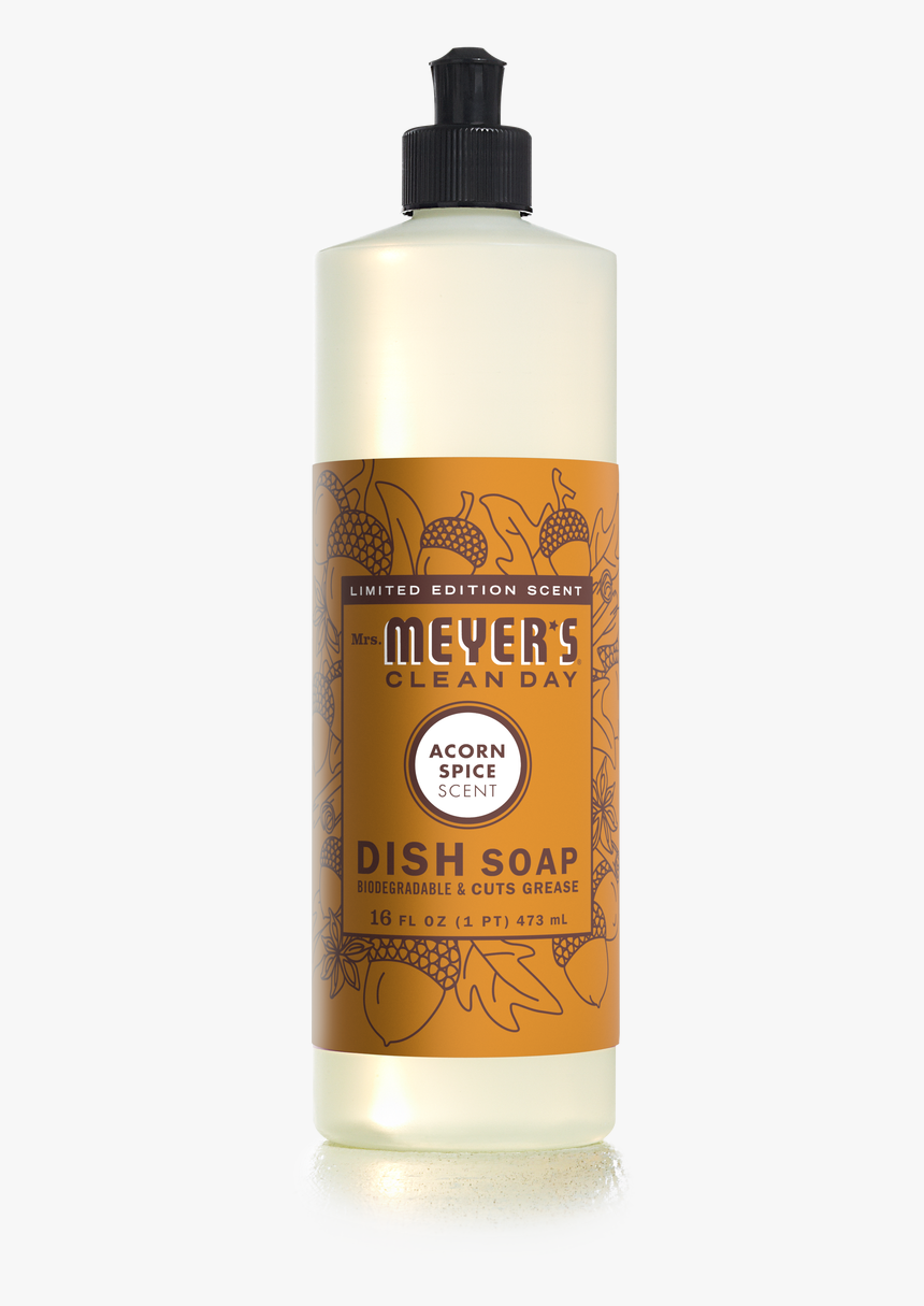 Acorn Spice Dish Soap - Mrs Meyer's Acorn Spice, HD Png Download, Free Download
