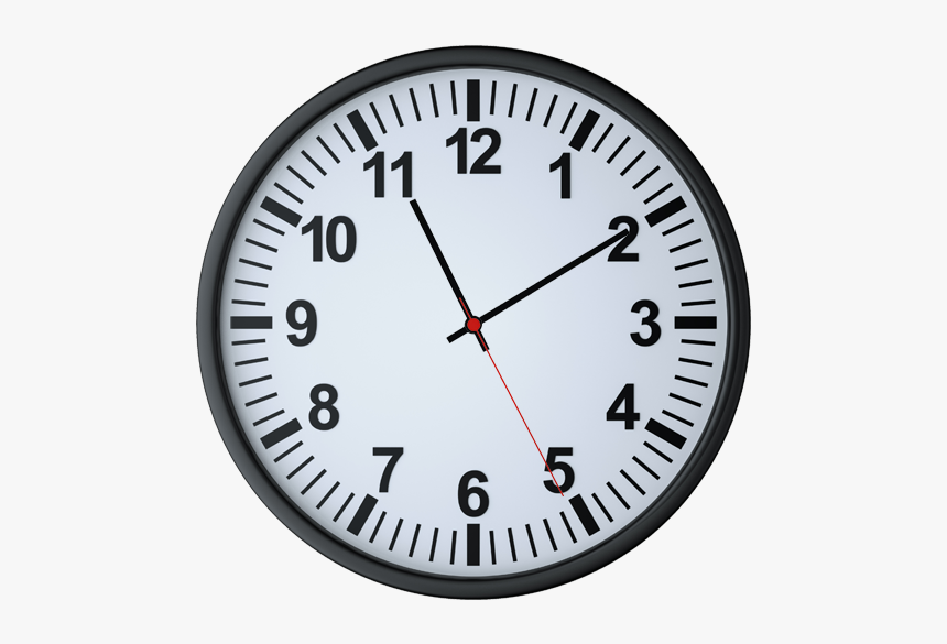 Clock Face Showing Two Oclock, HD Png Download - kindpng