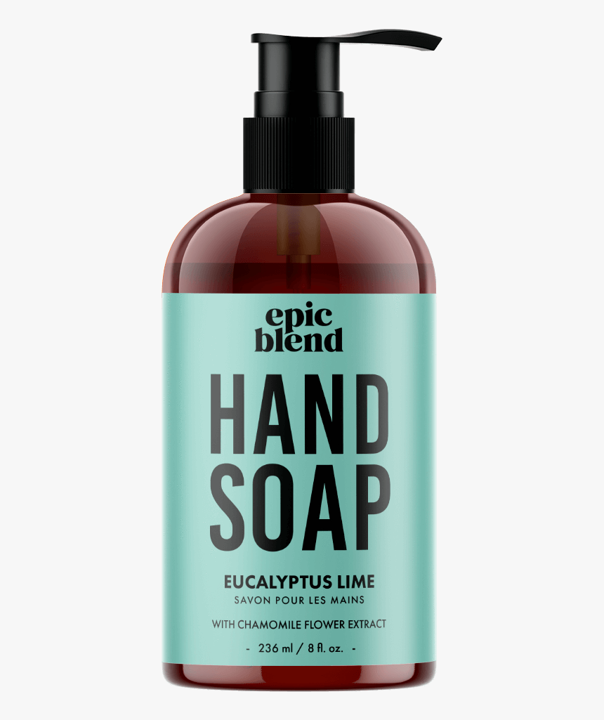 Eucalyptus Lime / Hand Soap"
 Class= - Bottle, HD Png Download, Free Download