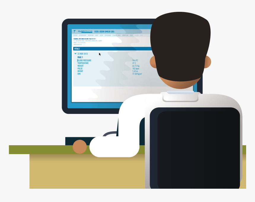Png Computer User - Computer User Png, Transparent Png, Free Download