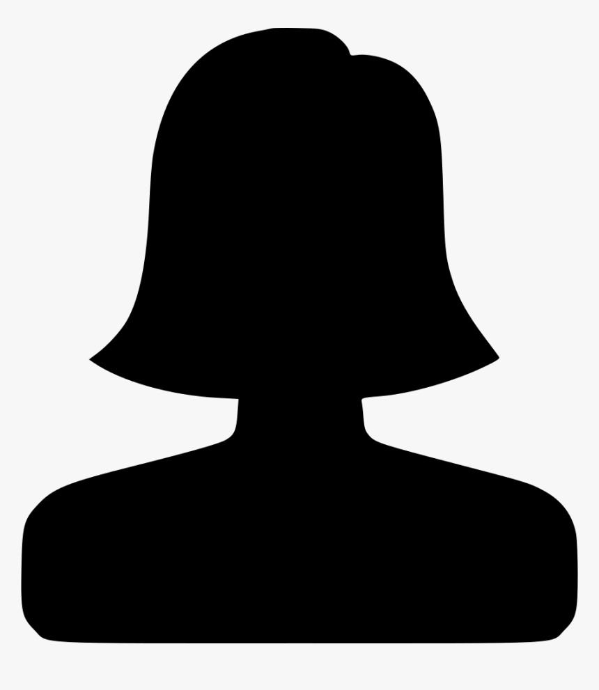 User Woman - Female Silhouette Head Png, Transparent Png, Free Download