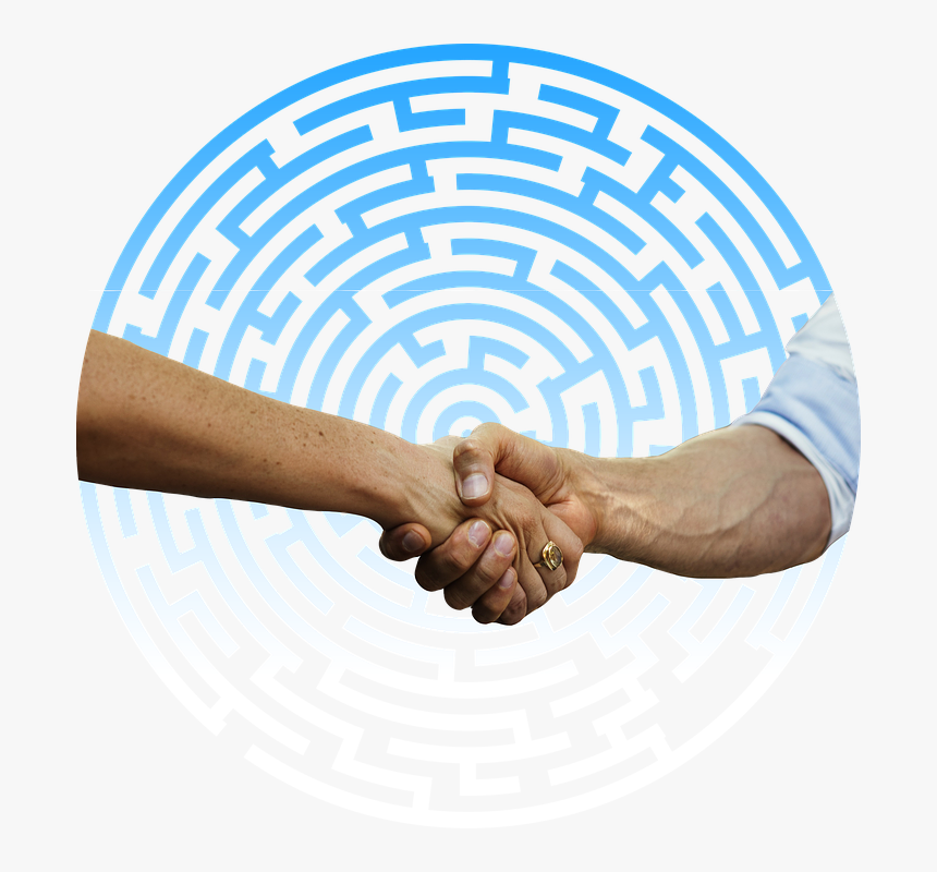 Handshake, Shaking Hands, Labyrinth, Reconciliation - Labyrinth Png, Transparent Png, Free Download