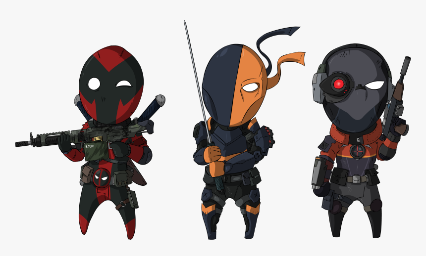 Deadpool - Deadpool Vs Deadshot Vs Deathstroke, HD Png Download, Free Download