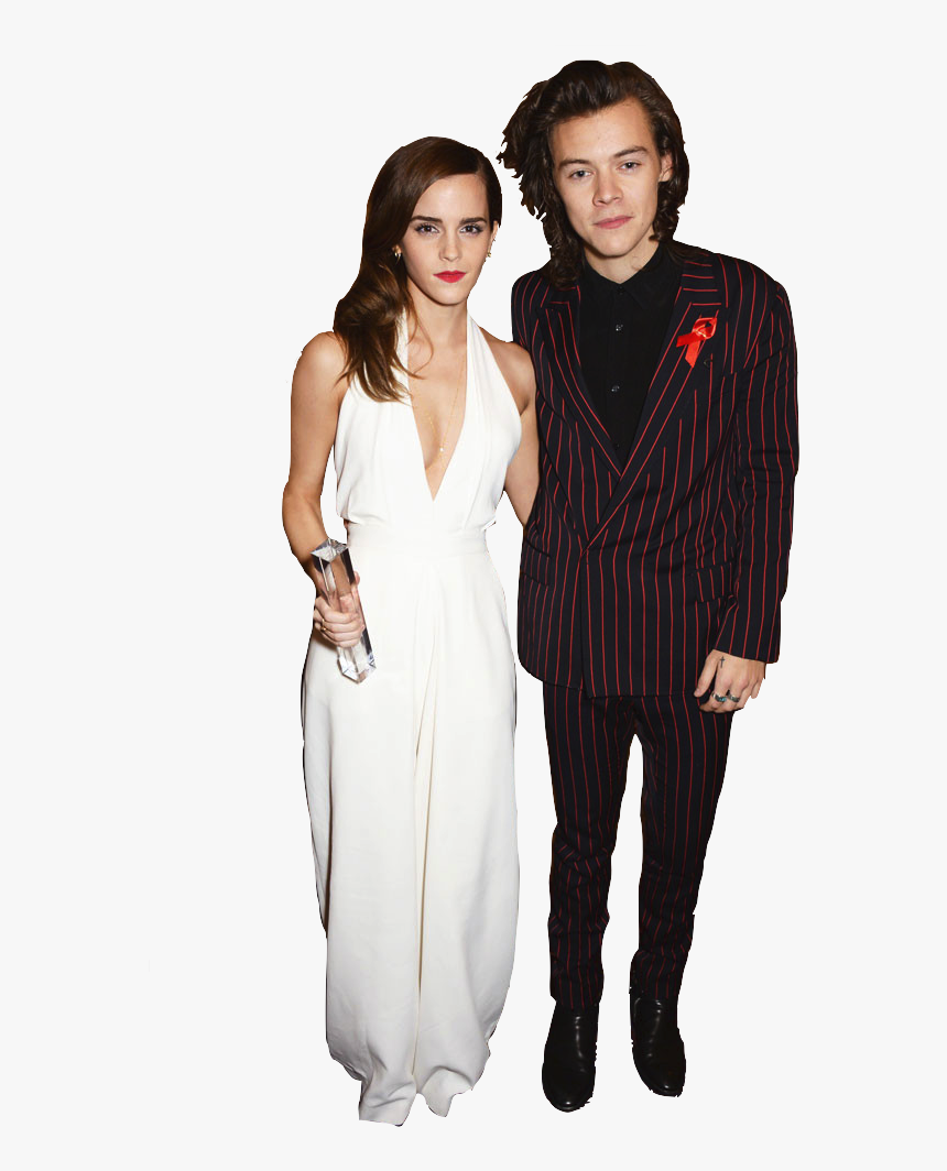 Harry Styles And Emma Watson At The British Fashion - Harry Styles With Girl Png, Transparent Png, Free Download